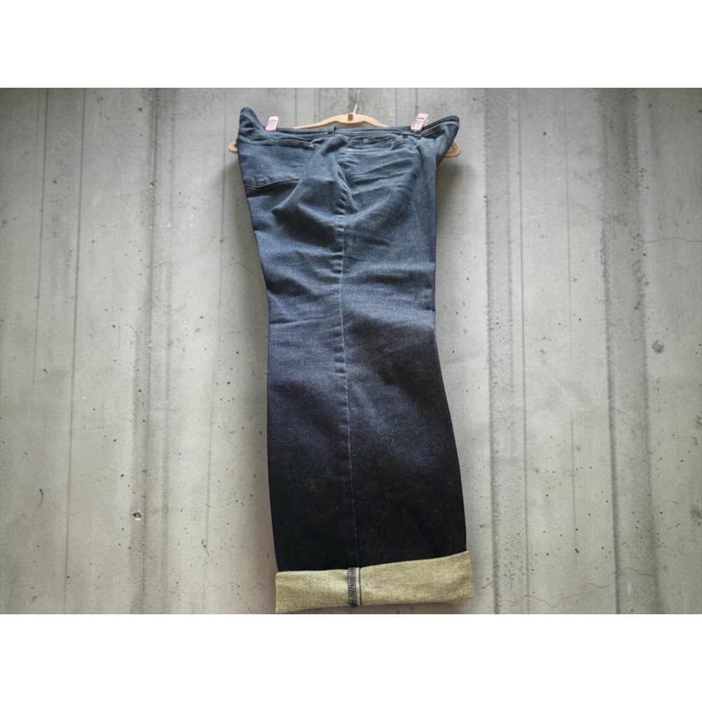 NYDJ Marilyn Straight Jeans 16P Petite Dark Wash Lift Tuck Stretch EUC - Picture 3 of 13